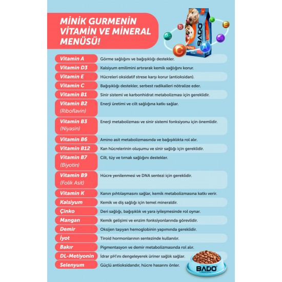 Bado Anne Yavru Köpek Maması Biftekli 10 Kg Bado Anne Yavru Köpek Maması Biftekli 10 Kg