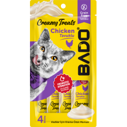 Bado Kedi Krema Ödül Maması Tavuklu 4'lü