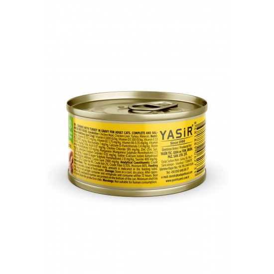 BADO GURME YAŞ YETİŞKİN KEDİ MAMASI HİNDİ ETLİ 85 GR 12 ADET