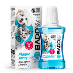 Bado Plaque Away Kedi ve Köpekler İçin Ağız Bakım Losyonu 250 Ml