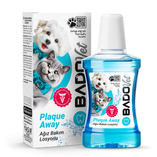 Bado Plaque Away Kedi ve Köpekler İçin Ağız Bakım Losyonu 250 Ml Bado Plaque Away Kedi ve Köpekler İçin Ağız Bakım Losyonu 250 Ml