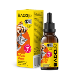Bado Multi Drop Kedi Ve Köpekler İçin Multi Vitamin Mineral Damla 50 ML Bado Multi Drop Kedi Ve Köpekler İçin Multi Vitamin Mineral Damla 50 ML