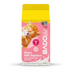 Bado Kitten Milk Replacer Yavru Kediler İçin Süt Tozu Besin Takviyesi 200ML
