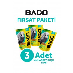 Bado Muhabbet Kuş Yemi Special 400GR 3Lü Bado Muhabbet Kuş Yemi Special 400GR 3Lü