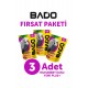 Bado Muhabbet Kuş Yemi Vitaminli 400GR 3Lü