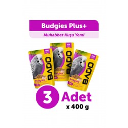 Bado Muhabbet Kuş Yemi Vitaminli 400GR 3Lü