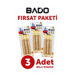 Bado Muhabbet Kuşu Krakeri Ballı 105Gr 3Lü Bado Muhabbet Kuşu Krakeri Ballı 105Gr 3Lü
