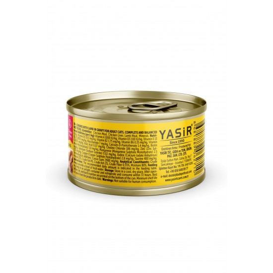BADO GURME YAŞ YETİŞKİN KEDİ MAMASI KUZU ETLİ 85 GR BADO GURME YAŞ YETİŞKİN KEDİ MAMASI KUZU ETLİ 85 GR