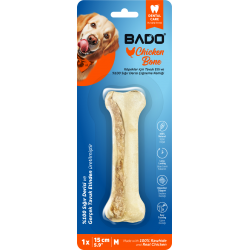 Bado Tavuklu Çiğneme Kemiği 15 Cm 1Li Bado Tavuklu Çiğneme Kemiği 15 Cm 1Li