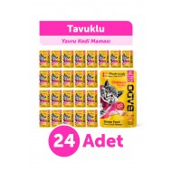 Bado Yavru Yaş Kedi Maması Tavuk Etli 85Gr 24'lü