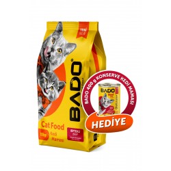 Bado Yetişkin Kedi Maması Etli 10 Kg