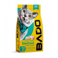 Bado Yetişkin Kedi Maması Kısırlaştırılmış Tavuk Etli Steril 1,5 Kg Bado Yetişkin Kedi Maması Kısırlaştırılmış Tavuk Etli Steril 1,5 Kg