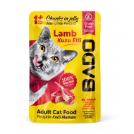 Bado Yetişkin Kedi Yaş Maması Kuzu Etli 85GR Bado Yetişkin Kedi Yaş Maması Kuzu Etli 85GR