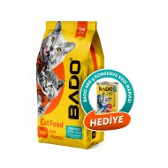 Bado Yetişkin Kısır Kedi Maması Somonlu 10 Kg