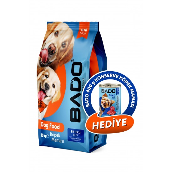 Bado Yetişkin Köpek Maması Biftekli 10 Kg Bado Yetişkin Köpek Maması Biftekli 10 Kg