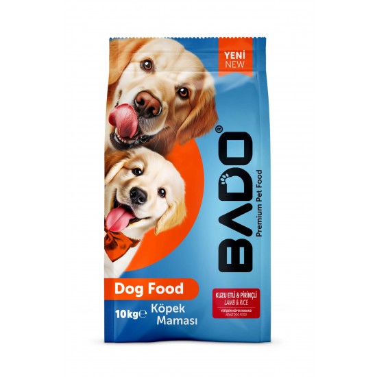 Bado Yetişkin Köpek Maması Kuzu Etli Pirinçli 10 Kg Bado Yetişkin Köpek Maması Kuzu Etli Pirinçli 10 Kg