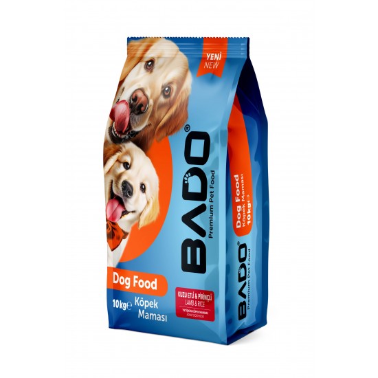 Bado Yetişkin Köpek Maması Kuzu Etli Pirinçli 10 Kg Bado Yetişkin Köpek Maması Kuzu Etli Pirinçli 10 Kg