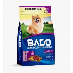 Bado Küçük Irk Köpek Maması 2250Gr Etli(Biftekli) Bado Küçük Irk Köpek Maması 2250Gr Etli(Biftekli)