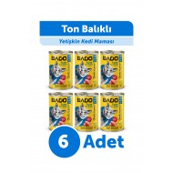 Bado Yetişkin Yaş Kedi Maması Ton Balıklı 400GR 6Lı
