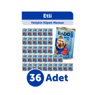 Bado Yetişkin Yaş Köpek Maması Etli 400Gr 36'lı