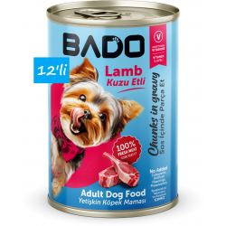 Bado Yetişkin Yaş Köpek Maması Kuzu Etli 400Gr 12'li