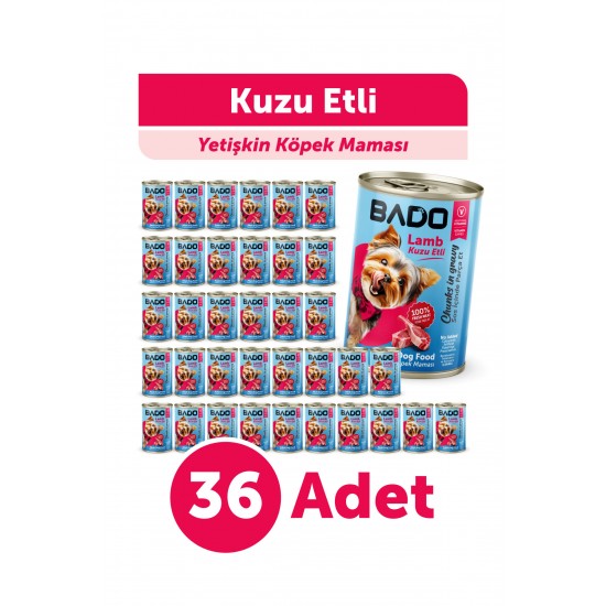 Bado Yetişkin Yaş Köpek Maması Kuzu Etli 400Gr 36'lı
