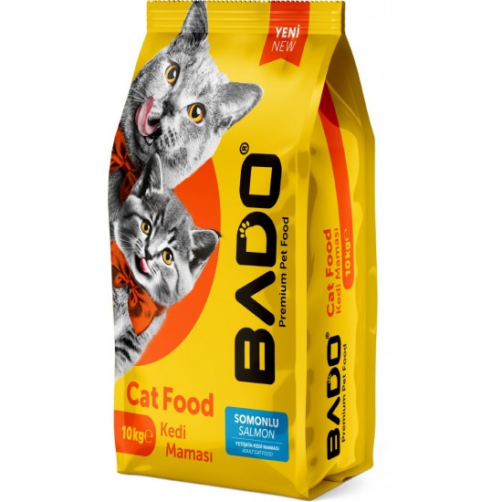 Bado Yetişkin Kedi Maması Somonlu 10 Kg Bado Yetişkin Kedi Maması Somonlu 10 Kg