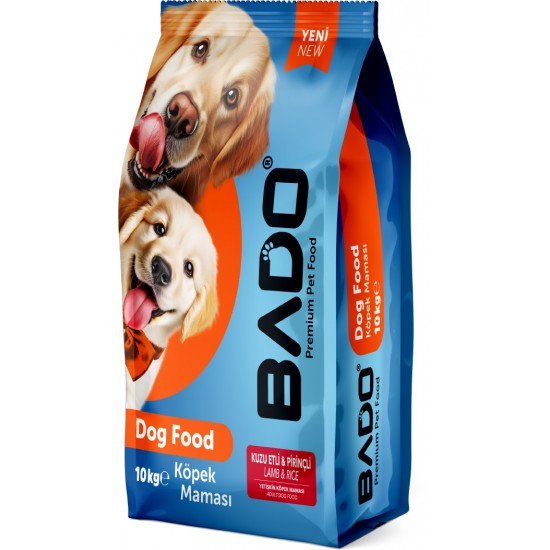 Bado Yetişkin Köpek Maması Kuzu Etli Pirinçli 10 Kg Bado Yetişkin Köpek Maması Kuzu Etli Pirinçli 10 Kg
