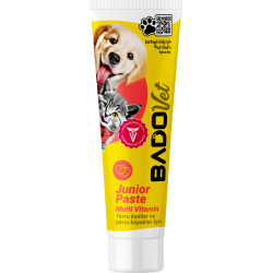 Bado Junior Paste Yavru Kedi Ve Köpekler İçin Multi Vitamin Paste 100 ML Bado Junior Paste Yavru Kedi Ve Köpekler İçin Multi Vitamin Paste 100 ML