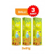 Cango Muhabbet Kuşu Krakeri Ballı 81GR 3Lü