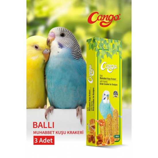 Cango Muhabbet Kuşu Krakeri Ballı 81GR