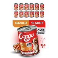 Cango Yavru Yaş Köpek Maması Kuzu Etli 415Gr 12Li