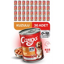 Cango Yavru Yaş Köpek Maması Kuzu Etli 415Gr 36Lı