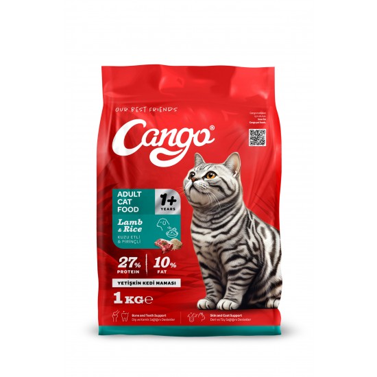 Cango Yetişkin Kedi Maması Kuzu Etli 1KG Cango Yetişkin Kedi Maması Kuzu Etli 1KG