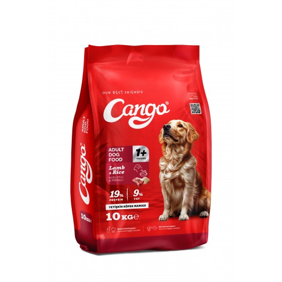 Cango Yetişkin Köpek Maması Kuzu Etli ve Pirinçli 10Kg