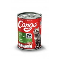 Cango Yetişkin Yaş Kedi Maması Ciğerli 415Gr 36Lı Cango Yetişkin Yaş Kedi Maması Ciğerli 415Gr 36Lı