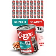 Cango Yetişkin Yaş Kedi Maması Kuzu Etli 415Gr 36Lı Cango Yetişkin Yaş Kedi Maması Kuzu Etli 415Gr 36Lı
