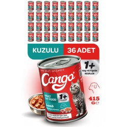 Cango Yetişkin Yaş Kedi Maması Kuzu Etli 415Gr 36Lı