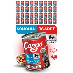Cango Yetişkin Yaş Kedi Maması Somonlu 415Gr 36Lı