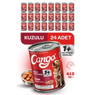 Cango Yetişkin Yaş Köpek Maması Kuzu Etli 415Gr 24Lü