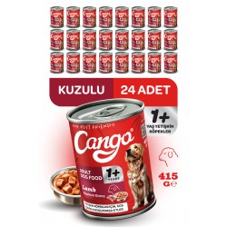 Cango Yetişkin Yaş Köpek Maması Kuzu Etli 415Gr 24Lü