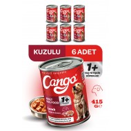Cango Yetişkin Yaş Köpek Maması Kuzu Etli 415Gr 6Lı Cango Yetişkin Yaş Köpek Maması Kuzu Etli 415Gr 6Lı
