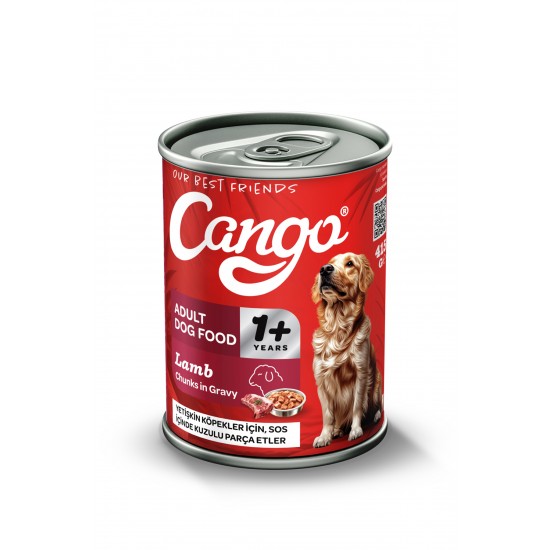 Cango Yetişkin Yaş Köpek Maması Kuzu Etli 415Gr 6Lı Cango Yetişkin Yaş Köpek Maması Kuzu Etli 415Gr 6Lı