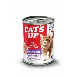Cats Up Yaş Yetişkin Kedi Maması Tavuklu 415gr 12Li