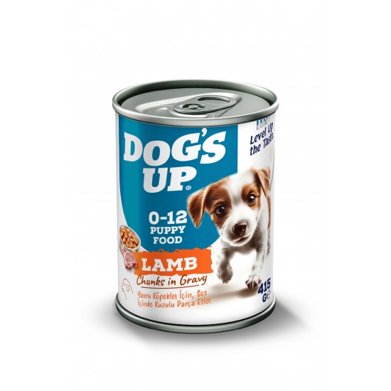 Dogs Up Yaş Yavru Köpek Maması Kuzu Etli 415gr Dogs Up Yaş Yavru Köpek Maması Kuzu Etli 415gr