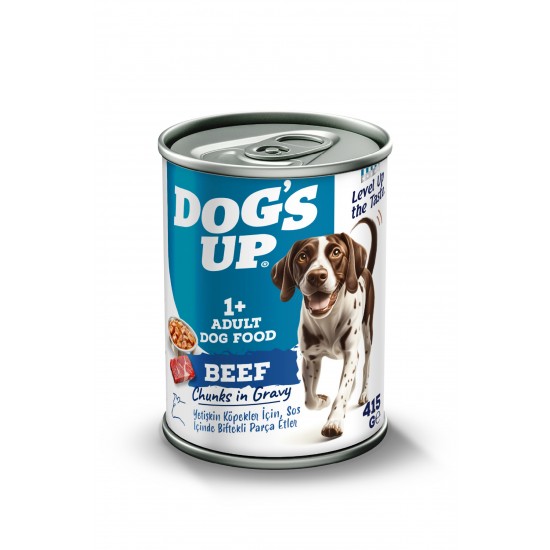 Dogs Up Yaş Yetişkin Köpek Maması Biftekli 415gr Dogs Up Yaş Yetişkin Köpek Maması Biftekli 415gr