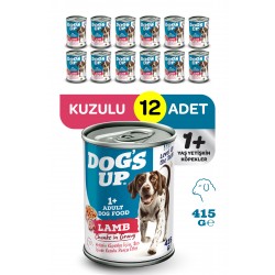 Dogs Up Yaş Yetişkin Köpek Maması Kuzu Etli 415gr 12Li