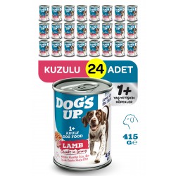 Dogs Up Yaş Yetişkin Köpek Maması Kuzu Etli 415gr 24Lü