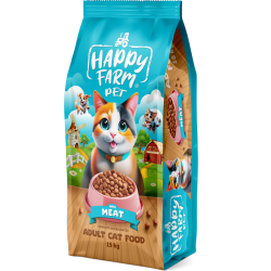 Happy Farm Etli Kedi Maması 15Kg Happy Farm Etli Kedi Maması 15Kg