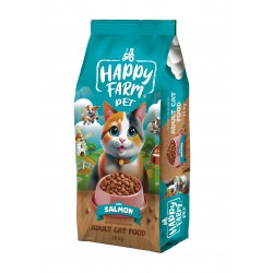 Happy Farm Yetişkin Kedi Maması Somonlu 15 KG